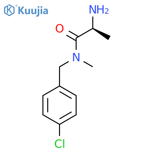 (S)-2-Amino-N-(4-chloro-benzyl)-N-methyl-propionamide structure