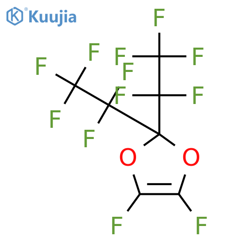 1,3-Dioxole, 4,5-difluoro-2,2-bis(pentafluoroethyl)- structure