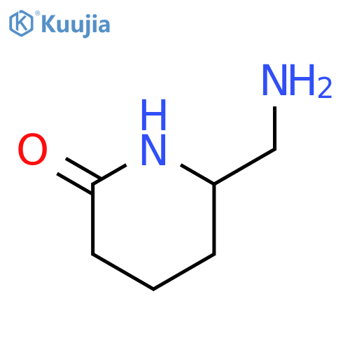 2-Piperidinone, 6-(aminomethyl)- structure