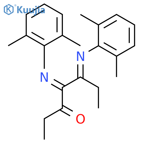 3-Heptanone, 4,5-bis[(2,6-dimethylphenyl)imino]- structure