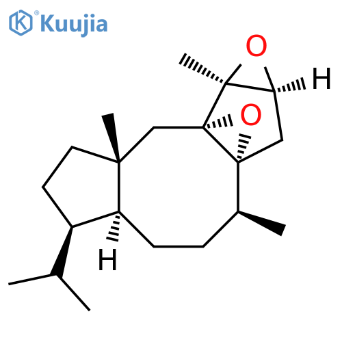 1H,7H-6a,8b-Epoxycyclopenta[6',7']cycloocta[1',2':3,4]cyclopent[1,2-b]oxirene, decahydro-6,8a,9a-trimethyl-3-(1-methylethyl)-, (3R,3aS,6S,6aR,7aS,8aS,8bS,9aR)- structure