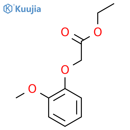 Ethyl 2-(2-methoxyphenoxy)acetate structure