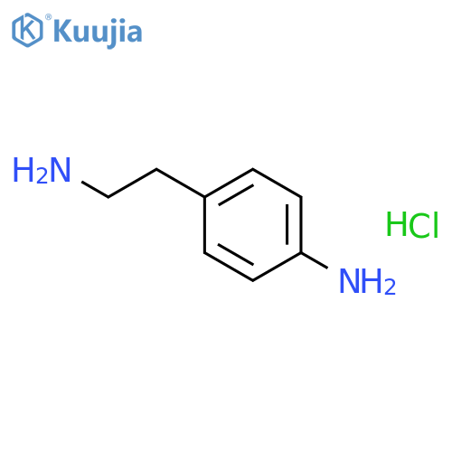 4-(2-aminoethyl)aniline dihydrochloride structure