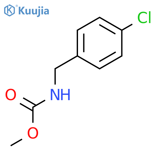 CARBAMIC ACID, (4-CHLOROPHENYL)METHYL-, METHYL ESTER structure