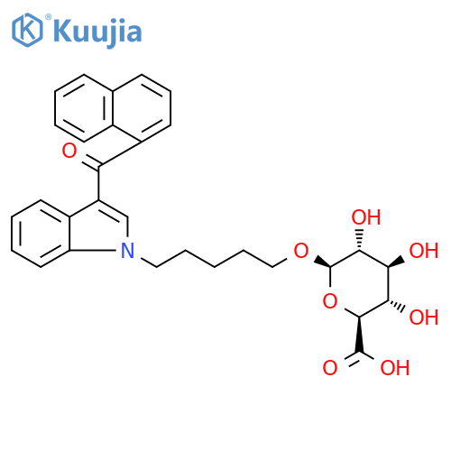 Jwh 018 N-(5-hydroxypentyl) ?-d-glucuronide structure