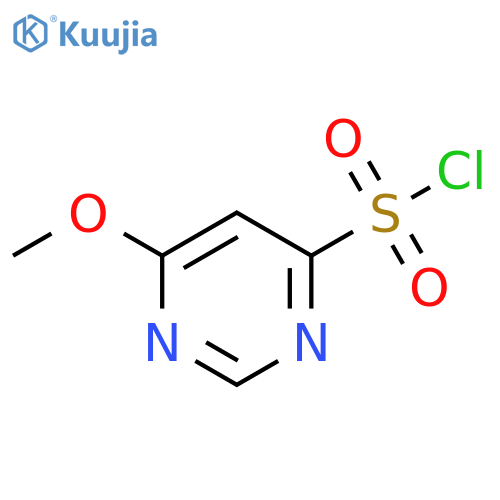 4-Pyrimidinesulfonyl chloride, 6-methoxy- structure