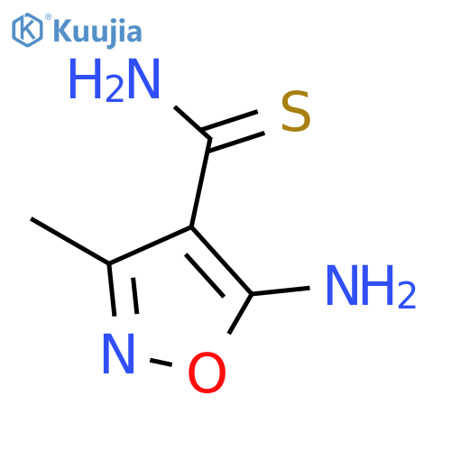 5-Amino-3-methyl-4-isoxazolecarbothioamide structure