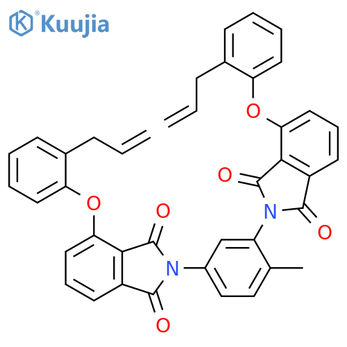1H-Isoindole-1,3(2H)-dione,2,2'-(4-methyl-1,3-phenylene)bis[4-[2-(2-propenyl)phenoxy]- structure