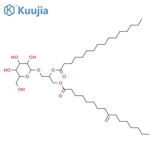 Glycerol 1,2-dialkanoates; Glycerol 1-(9,10-methylenehexadecanoate) 2-hexadecanoate, 3-O-β-D-Galactopyranoside structure