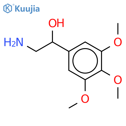 2-amino-1-(3,4,5-trimethoxyphenyl)ethan-1-ol structure