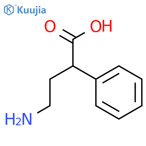4-Amino-2-phenyl-butyricacid structure