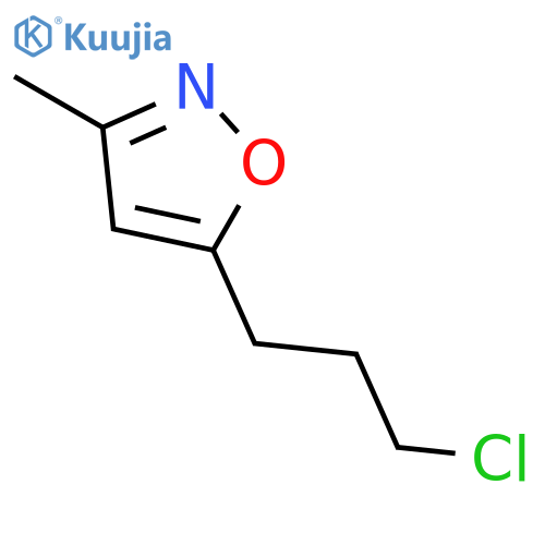 5-(3-Chloropropyl)-3-methylisoxazole structure