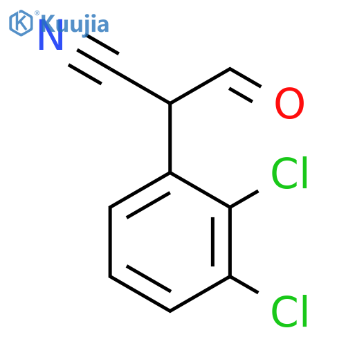 Benzeneacetonitrile, 2,3-dichloro-α-formyl- structure