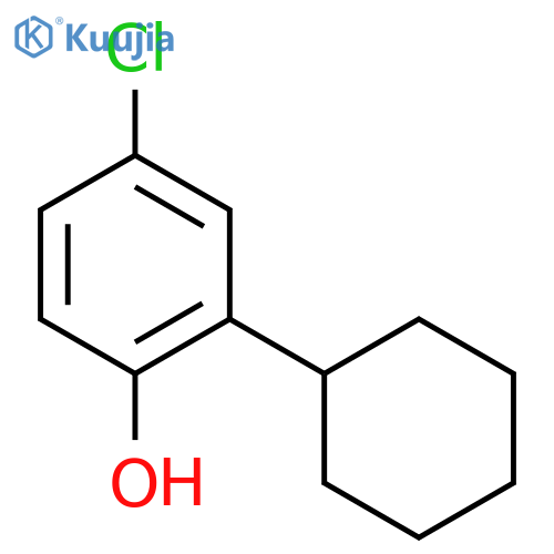 4-Chloro-2-cyclohexylphenol structure
