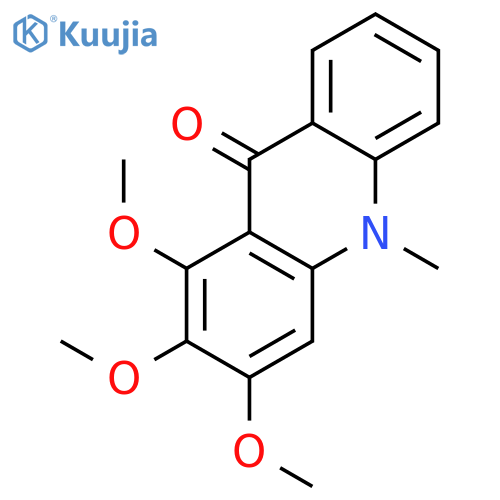 9(10H)-Acridinone, 1,2,3-trimethoxy-10-methyl- structure