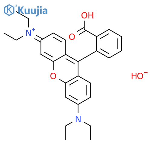 Xanthylium,9-(2-carboxyphenyl)-3,6-bis(diethylamino)-, hydroxide (1:1) structure