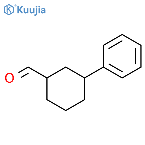 3-phenylcyclohexane-1-carbaldehyde structure