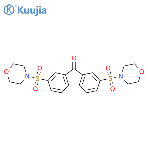 2,7-bis(morpholine-4-sulfonyl)-9H-fluoren-9-one structure