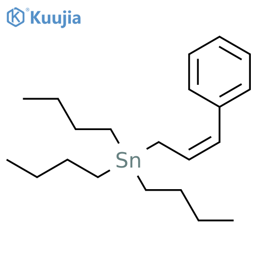 Stannane, tributyl(3-phenyl-2-propenyl)-, (Z)- structure