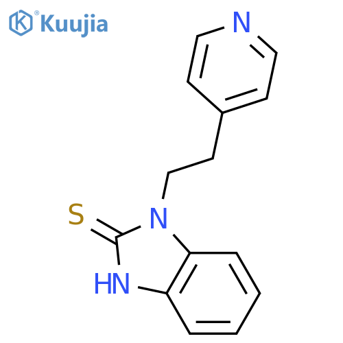 2H-Benzimidazole-2-thione,1,3-dihydro-1-[2-(4-pyridinyl)ethyl]- structure