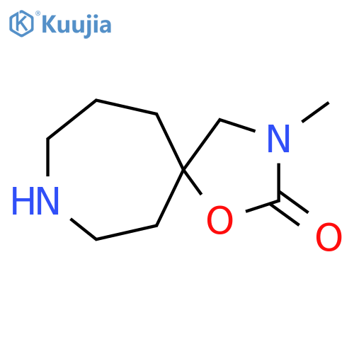 3-methyl-1-oxa-3,8-diazaspiro4.6undecan-2-one structure