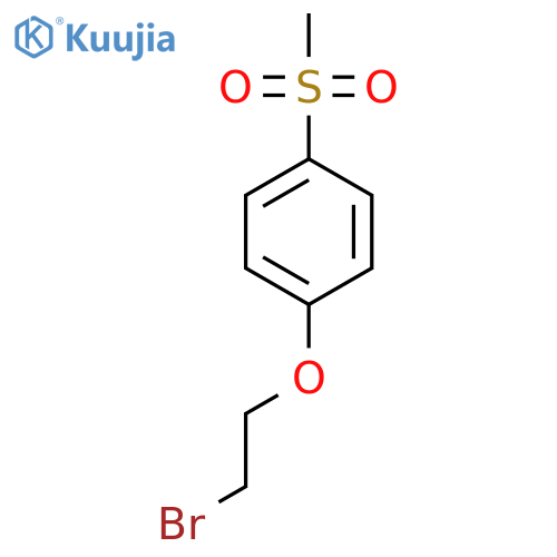 1-(2-Bromoethoxy)-4-methanesulfonylbenzene structure