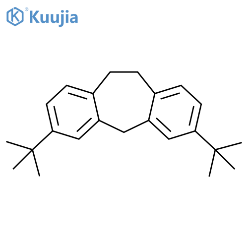 5H-Dibenzo[a,d]cycloheptene, 3,7-bis(1,1-dimethylethyl)-10,11-dihydro- structure