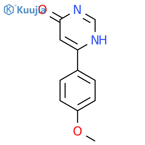 6-(4-methoxyphenyl)pyrimidin-4-ol structure
