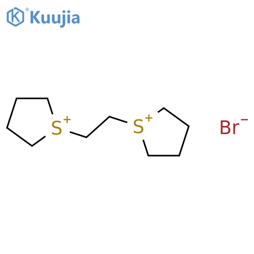 1-[2-(thiolan-1-ium-1-yl)ethyl]thiolan-1-ium;bromide structure