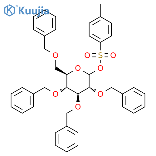 (3R,4S,5R,6R)-3,4,5-tris(benzyloxy)-6-[(benzyloxy)methyl]oxan-2-yl 4-methylbenzene-1-sulfonate structure