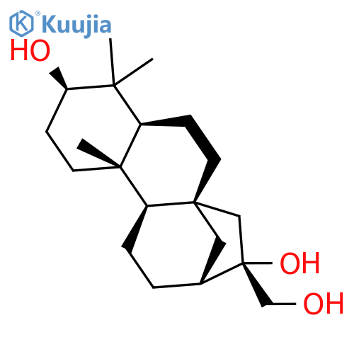 Ent-kaurane-3-16-17-triol structure