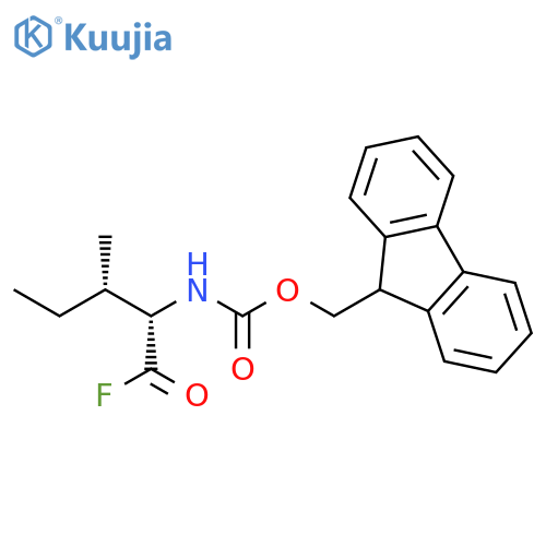 Carbamic acid, N-[(1S,2S)-1-(fluorocarbonyl)-2-methylbutyl]-, 9H-fluoren-9-ylmethyl ester structure