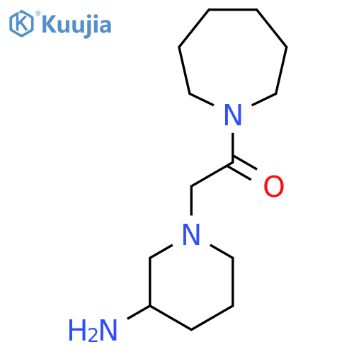 2-(3-Aminopiperidin-1-yl)-1-(azepan-1-yl)ethan-1-one structure