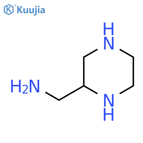 2-Piperazinemethanamine structure