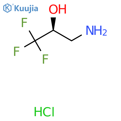(2S)-3-amino-1,1,1-trifluoropropan-2-ol hydrochloride structure