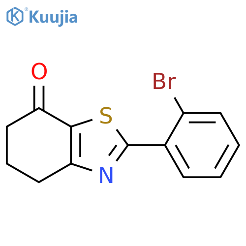 2-(2-bromophenyl)-4,5,6,7-tetrahydro-1,3-benzothiazol-7-one structure
