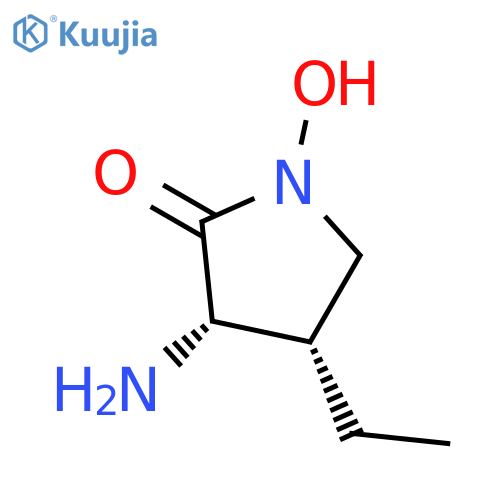 2-Pyrrolidinone, 3-amino-4-ethyl-1-hydroxy-, cis- structure