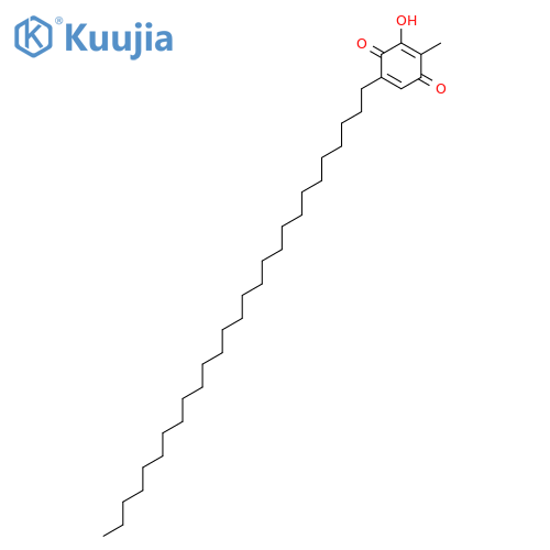 2,5-Cyclohexadiene-1,4-dione, 5-heptacosyl-3-hydroxy-2-methyl- structure