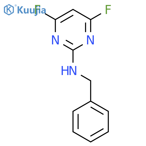 N-Benzyl-4,6-difluoropyrimidin-2-amine structure