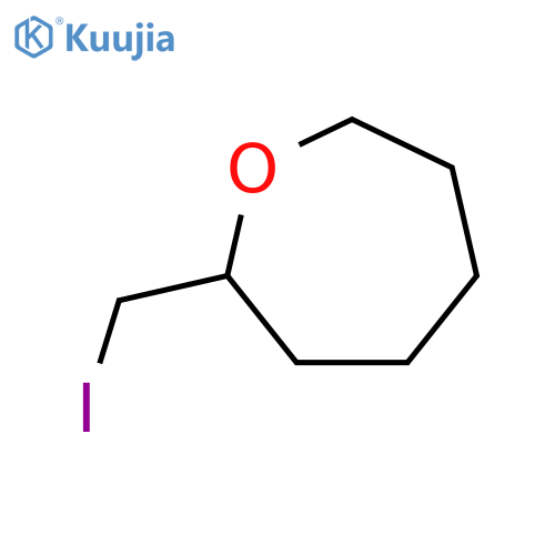 2-(Iodomethyl)oxepane structure