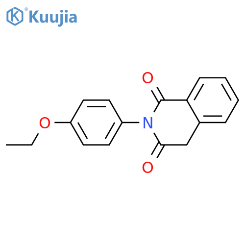 2-(4-ethoxyphenyl)-1,2,3,4-tetrahydroisoquinoline-1,3-dione structure