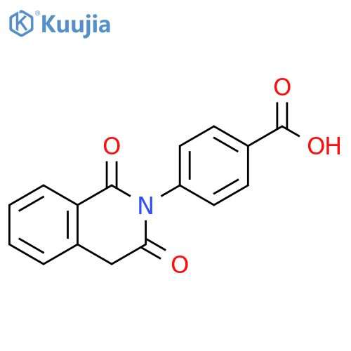 4-(3,4-Dihydro-1,3-dioxo-2(1H)-isoquinolinyl)-benzoic Acid structure