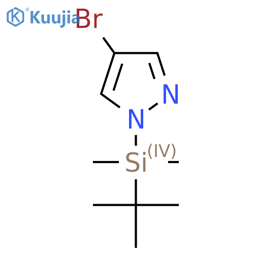 4-Bromo-1-(tert-butyldimethylsilyl)pyrazole structure