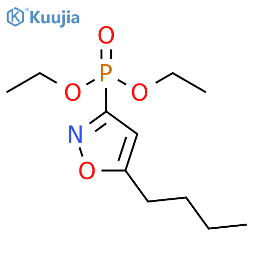 Phosphonic acid, (5-butyl-3-isoxazolyl)-, diethyl ester structure
