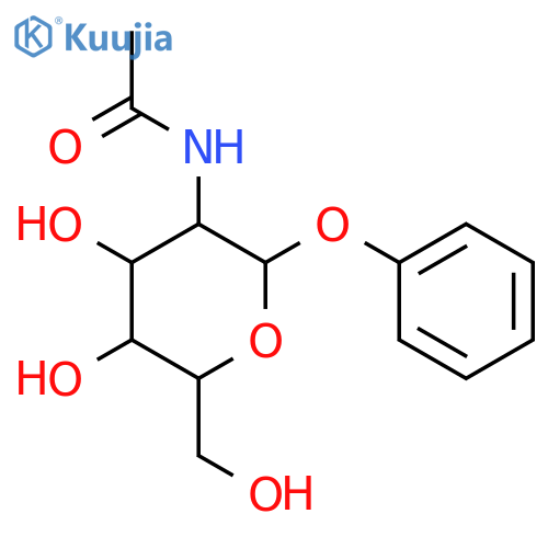 Phenyl 2-acetamido-2-deoxy-a-D-galactopyranoside structure