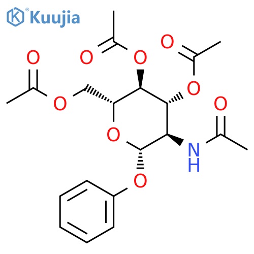 Phenyl 2-Acetamido-3,4,6-tri-O-acetyl-2-deoxy-b-D-glucopyranoside structure
