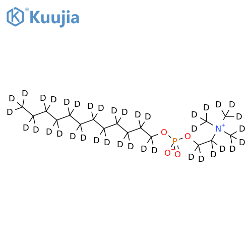 Dodecylphosphocholine-d structure