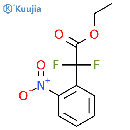 Ethyl 2,2-difluoro-2-(2-nitrophenyl)acetate structure