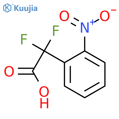 2,2-difluoro-2-(2-nitrophenyl)acetic acid structure
