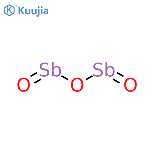 Antimony(III) oxide structure